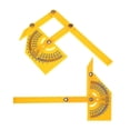 thumbnail image 2 of Plastic Angle Finder Goniometer 0-180 Degree Arm Measuring Ruler Durable Angle Finder Miter Gauge for Carpenter Tool Woodworking, 2 of 5