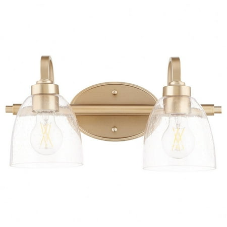 

5060-2-280-Quorum Lighting-Reyes - 2 Light Bath Vanity-8 Inches Tall and 16 Inches Wide