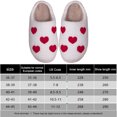 thumbnail image 4 of Zapatillas térmicas planas con forma de corazón, antideslizantes, esponjosas, para hombres y mujeres DQrwqpou Tenis De Mujer Tenis De Hombre, 4 of 8