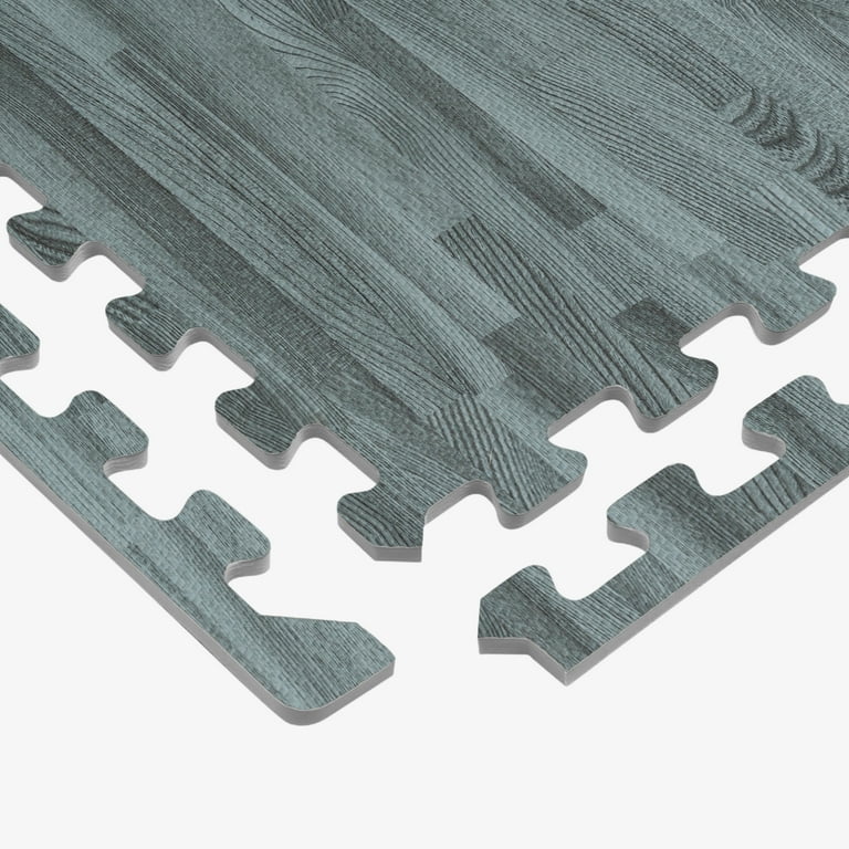 New Norsk Faux Wood Foam Floor Mats