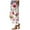 Watermelon Red, variant on Womens Pants Casual Boho Print Pocket Trousers Ankle Length Casual Womens Pants Brick Red L