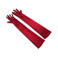 thumbnail image 1 of Maytalsory 1 Paire de Gants en Tissu Réutilisables Couleur Unie Cosplay Vêtements Rouge Vin, 1 of 5