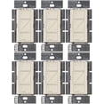 thumbnail image 1 of Interruptor de intensidad inteligente Lutron Caseta Original de 150 W LED, paquete de 6, 1 of 9