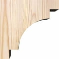 thumbnail image 3 of 5 1/2"W x 8"D x 8"H Mediterranean Smooth Corbel, Douglas Fir, 3 of 9