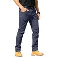 thumbnail image 3 of Dwelliawo Work Pants for Men Stretch Tactical Hiking Cargo Pant with Multi Pockets Casual Waterproof Navy 2xL, 3 of 5
