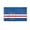 Cape Verde 3x5 ft Polyester Flag, variant on AGAS Small Cape Verde National Flag 4x6 inch - 11 inch Plastic Pole Polyester Fabric Stitched Edges Cape Verdean Flags Hand Held Mini Small Stick Flags