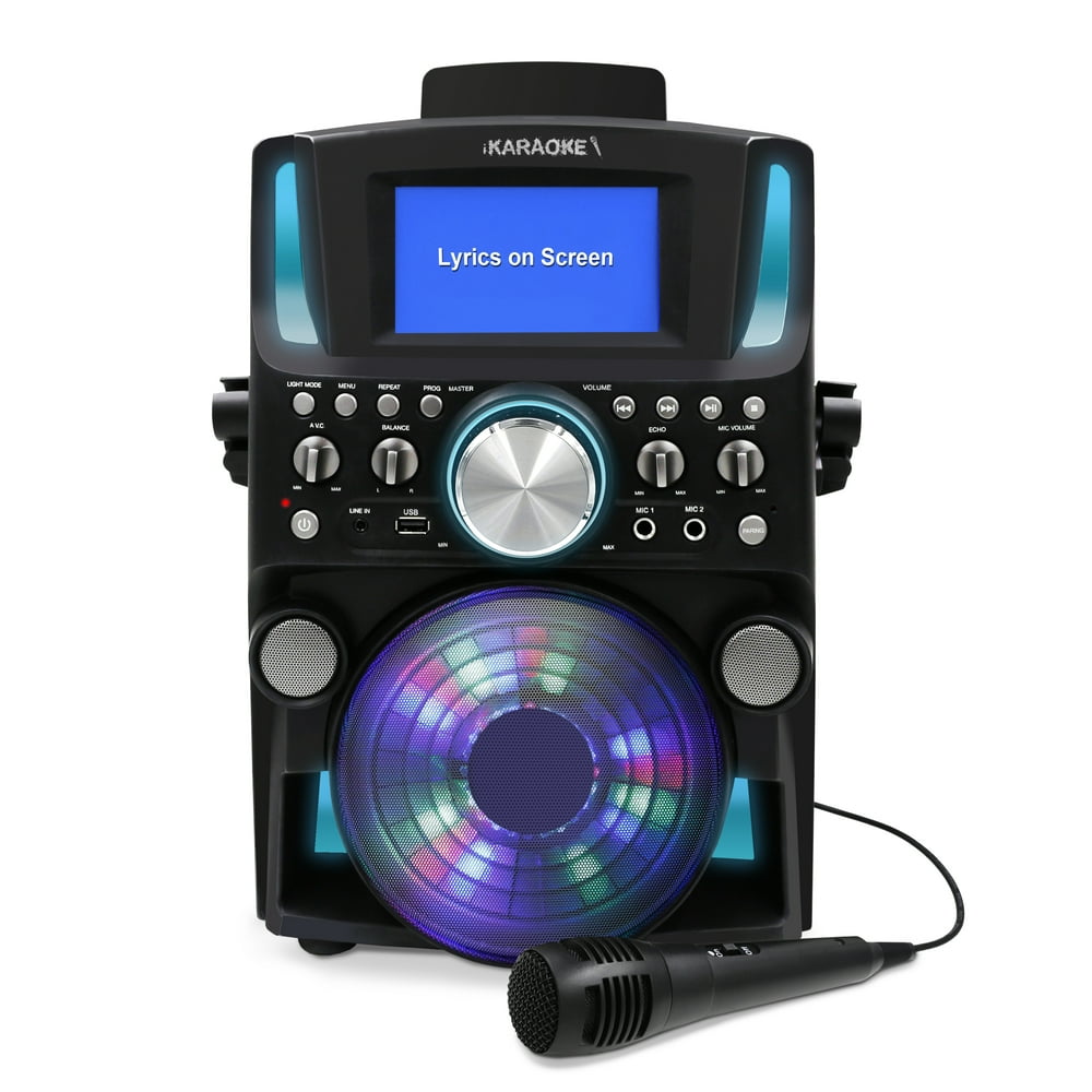 iKaraoke KS599BT Bluetooth CD&G Karaoke System with 5" TFT Screen