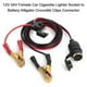 thumbnail image 5 of Conector hembra de 12V y 24V para encendedor de cigarrillos de coche, Conector de pinzas de cocodrilo para batería, Cable de carga de extensión con Clip para batería de coche de 2 pies Active Biensenido a ACTIVE, 5 of 5