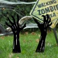 thumbnail image 3 of 2 Pack Scary Hands Lawn Stakes Halloween Decor Outdoor Garden Decor Zombie Graveyard Decor Perfect for House Party, Halloween Party, Garden Party, Outdoor Party (2D Flat), 3 of 8