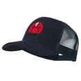 thumbnail image 2 of Martial Arts Yin and Yang Embroidered Mesh Cap - Navy OSFM, 2 of 5