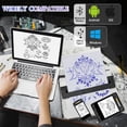 thumbnail image 4 of Sacnahe Wireless Tattoo Stencil Printer, Portable Bluetooth Thermal Tattoo Printer with App Custom-Size&acirc;&curren; A4, Print Realistic, 4 of 8