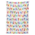 thumbnail image 3 of Ambesonne Colorful Tablecloth Rectangular Table Cover, Watercolor, 60"x84", Multicolor, 3 of 4