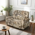 thumbnail image 4 of Jiueut Hunting Camo Print Recliner Loveseat Covers, Washable Sofa Slipcover Stretch Reclining Chair Covers with Storage Pockets for Pet Kids Homes, 4 of 7