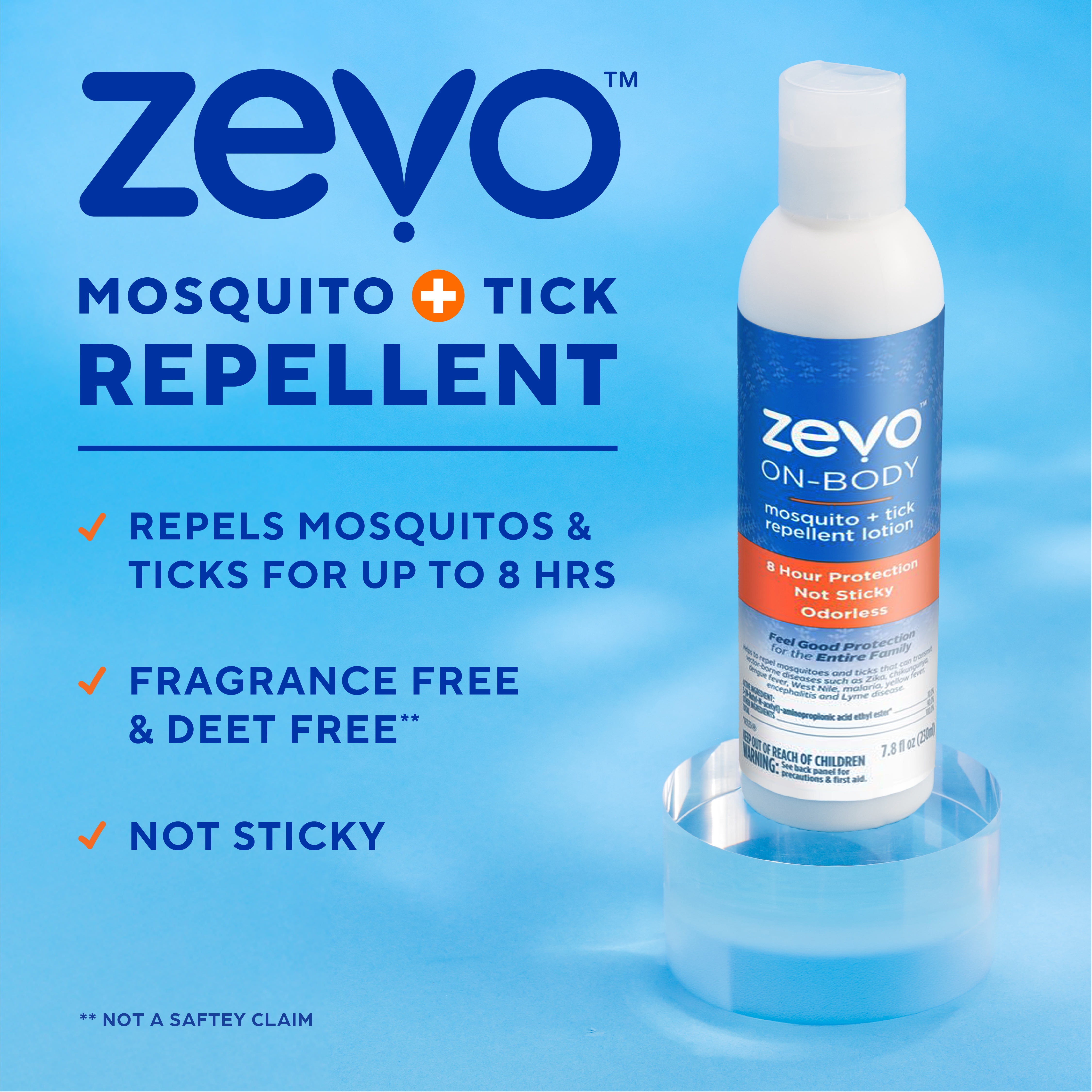 Zevo On Body Insect Repellent Lotion, 7.8 oz