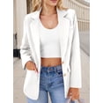 thumbnail image 3 of Weardear Women's Fall Business Casual Blazers Long Sleeve Notch Lapel Trendy Work Office Blazer Jackets Outerwear, 3 of 6