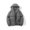 Dark Gray, variant on Mens Outdoor Coat Long Sleeve Turn Down Collar Pocket Solid Color Down Jacket Autumn And Winter Unisex Jacket