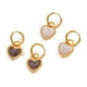 thumbnail image 4 of Sonducket 1 par de pendientes de aro de corazón, pendientes colgantes de circón brillante, forma de bloqueo, gancho para la oreja, joyería, Ropa, zapatos y accesorios Miscelánea Negro, 4 of 6
