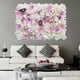 thumbnail image 3 of Accesorios de decoración de panel de pared de flores 3D 24 "x 16" Hedge Privacy rosa claro y brote Colcomx fondo del panel de pared, 3 of 8