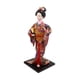 thumbnail image 5 of Estatua de muñeca geisha oriental de resina, figura tradicional de dama para dormitorio Estilo D, 5 of 9