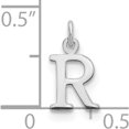 thumbnail image 2 of 14K White Gold 14Kw Cutout Letter R Initial Pendant - Jbsp, 2 of 5