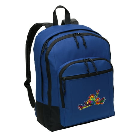 Peace Frog Backpack BEST MEDIUM Peace Frogs Backpack School (T Bag Best Moments)