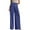 Blue, variant on biudgviw Dress Pants for Women High Waisted Business Work Pants Elegant Wide Leg Palazzo Office Pants with Pockets Casual Slacks Trousers(White,Medium)