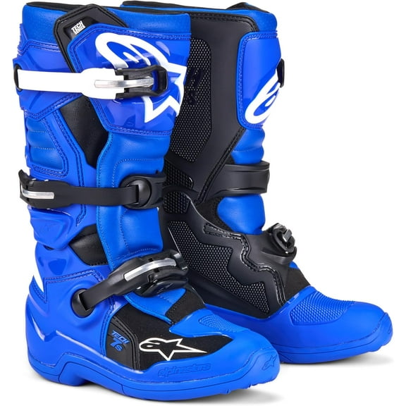 ALPINESTARS Youth Tech 7S Boots - Blue/Black/White - US 3 / EU 35.5 2015017-712-3