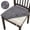 Dark Gray, variant on Konghyp Office Chair Seat Cover, Washable Fabric, Stretchable Protector, Stain-resistant Slipcover, Suitable for All Seasons, Elegant Design for Home and Restaurant