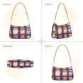 thumbnail image 7 of FORMRS Womens Shoulder Bag with Chain Strap Clutch Purse Cute Tote Handbag, Purple Jam, 7 of 7