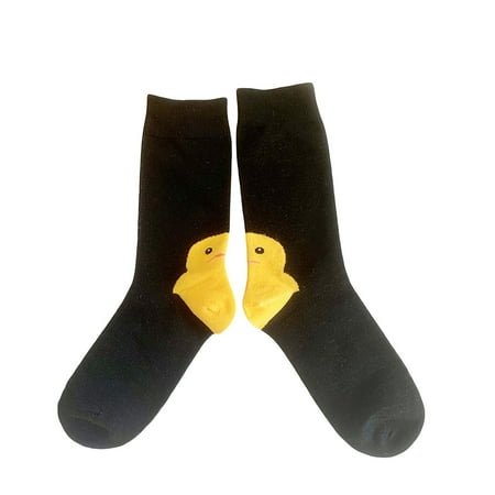 

Women Men Funny Socks Soft Elastic Cute Duck Print Casual Ankle Socks