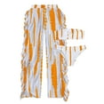 thumbnail image 4 of CAICJ98 Girls Swimsuit Girl's Spaghetti Strap V Neck Printed Bikini Bathing Suits 2 Piece Swimsuits Orange,M, 4 of 5