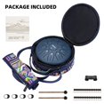 thumbnail image 4 of Tambor de acero LEKATO Rain Drum, 15 cm, 11 notas con bolsa, azul marino, 4 of 7