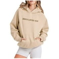 thumbnail image 5 of Womens Sweatshirt Hoodies Trust in the Lord Hoodies Graphic Hoodie Oversized Pullover Hoodie Women's Fall Fashion Clothes for Women, 5 of 5