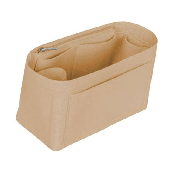 Sharprepublic Purse Organizer Insert Container Pockets Makeup Bag Cosmetic Bag Portable Shaper