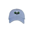 thumbnail image 2 of D&Y Pastime Outdoor Embroidered Low Profile Baseball Cap, Pickleball Paddles, Light Blue, 2 of 4