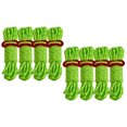 thumbnail image 1 of Generic Reflective Camping Rope Set - 4mm Thick Polyester Tent Cords with Windproof Clips, 4m Length, 8-Pack, Multi-Color Options (Green, Red, Blue, Yellow, Purple, Orange), 1 of 6