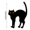 thumbnail image 3 of JoyMoreHome Halloween Acrylic Black Cats, Halloween Yard Lawn Stakes Garden Scare Animal Silhouette Statues Stakes for Home Yard Outdoor Decorations, 3 of 5