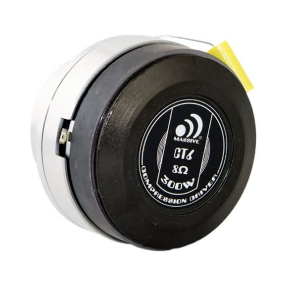 Massive Audio CT6 300W Max 1" 25.5mm 8-Ohm Car Super Bullet Titanium Tweeter