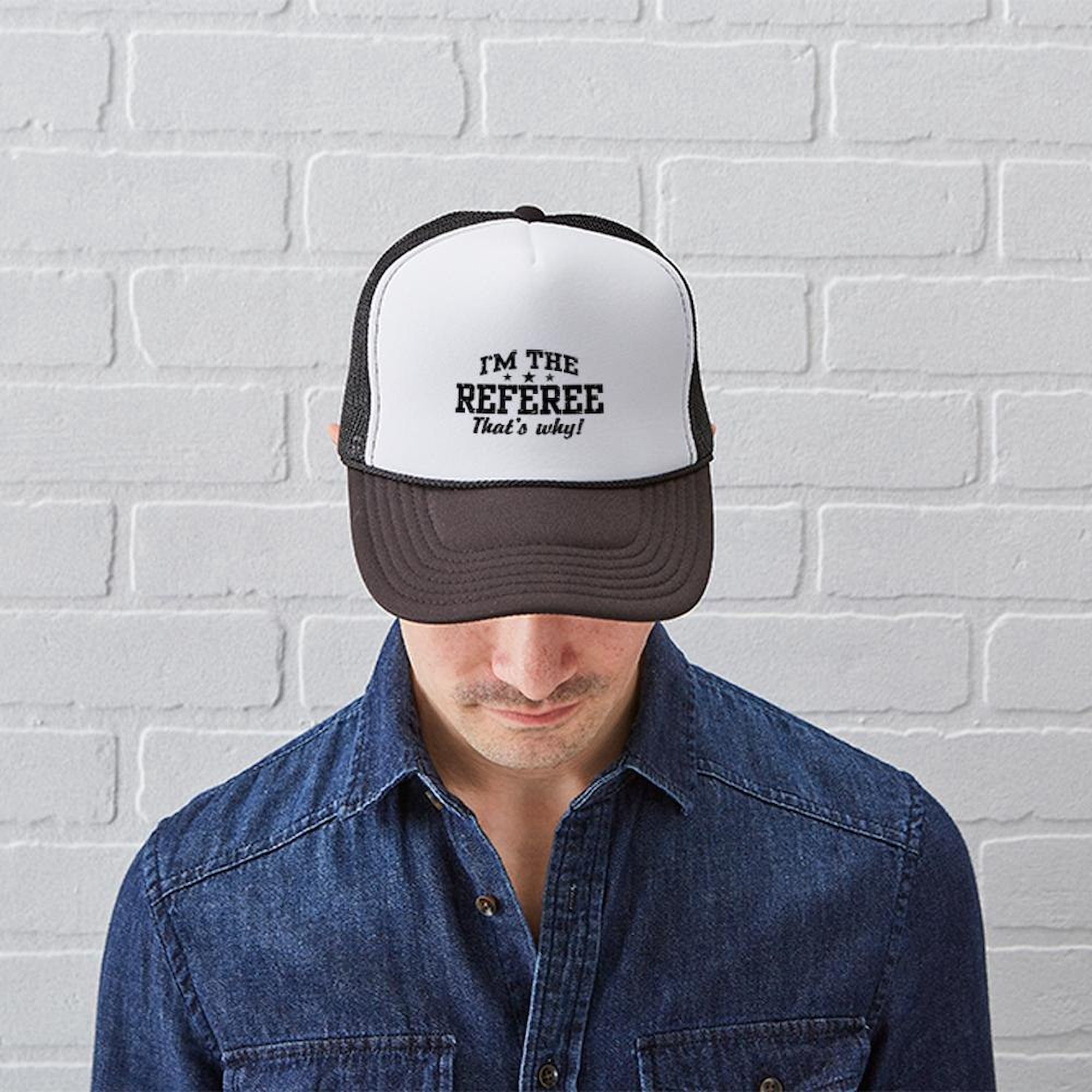 CafePress - I'm The Referee That's Why - Adjustable Unisex Printed Trucker Hat with Mesh Back