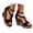 Black, variant on Platform Wedge Sandals for Women Open Toe High Top Dressy Shoes Ankle Strap Wedges Party Sandal with Arch Support Black Size 6