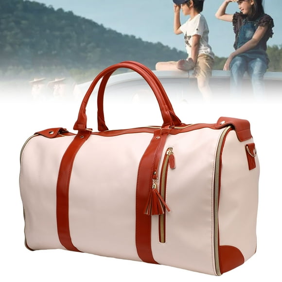Sac de vêtements roulants pour voyager, sac de voyage de voyage 40L Sac de rangement avec chariot et roues détachables, sac en boule