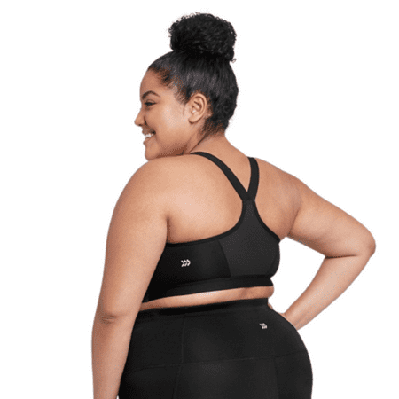 

ALL IN MOTION Women s Plus Size High Support Zip Front Bra In Black 40DD