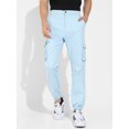 thumbnail image 2 of Light Blue Cuffed Hem Cargo Trouser, 2 of 7
