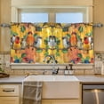 thumbnail image 3 of Ryvnso Birds on Branch Curtains Sets Short Curtain Rod Pocket Half Window Cafe Farmhouse Tier 2 Panels 57"W x 36"L, 3 of 7