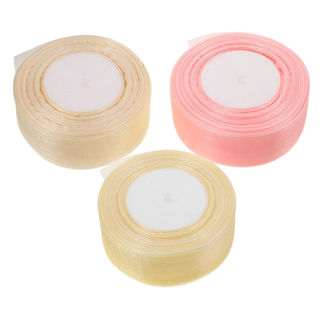 TEHAUX Para Artesanía En Organza Y Transparente Para Decorar Pasteles Y Regalos