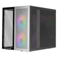 thumbnail image 2 of Gabinete Gamer DXTGAMING Titan T7 Micro Torre Micro ATX 3 FAN USB-C Cristal Templado ARGB Metalico plateado, 2 of 6