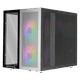 thumbnail image 2 of Gabinete Gamer DXTGAMING Titan T7 Micro Torre Micro ATX 3 FAN USB-C Cristal Templado ARGB Metalico plateado, 2 of 6