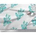 thumbnail image 3 of Soimoi Poly Georgette Fabric Leaves & Floral Block Fabric Prints by Yard 42 Inch Wide, 3 of 3