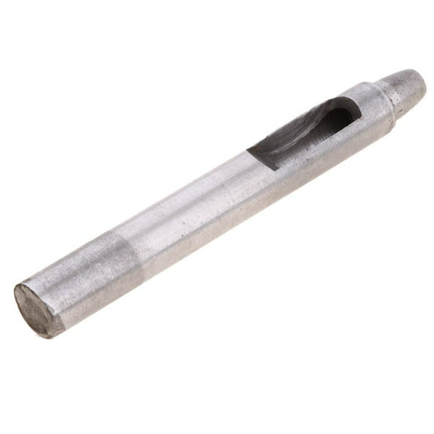 Perforadora de cuero artesanal de 0,5 mm a 6 mm, cortadora de agujeros para cinturón, herramienta de perforación de acero y metal para bricolaje 6.0mm