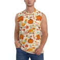 thumbnail image 6 of Daiia Pumpkin Fall Pears Printed Men's Tank Tops,Casual Soft Sleeveless Gym Muscle Shirts Bodybuilding Tee-Medium, 6 of 8